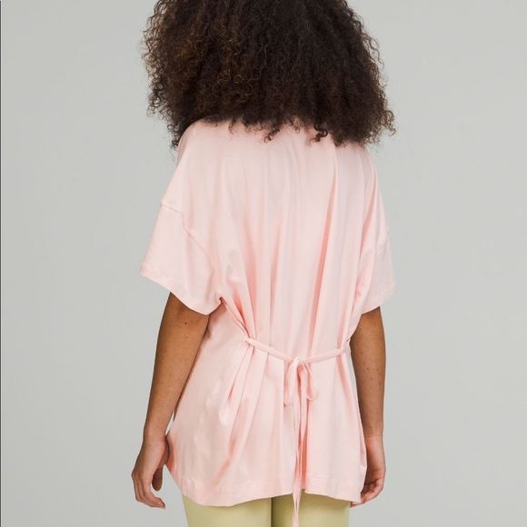 Lululemon Side Tie V-neck T-Shirt sz 10 BNWT - Picture 3 of 8